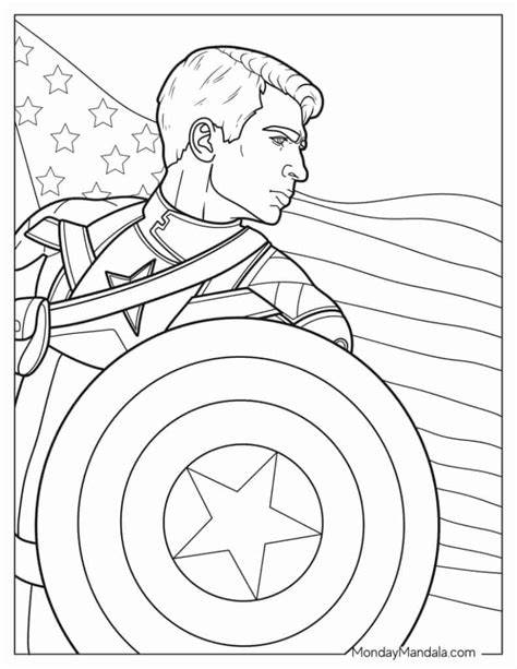 America Colouring Pages