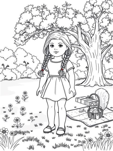American Doll Coloring Pages