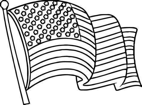 American Flag Coloring Page Printable Pdf