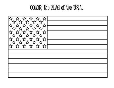 American Flag Coloring Sheet Printable
