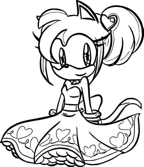 Amy Rose Pictures To Color