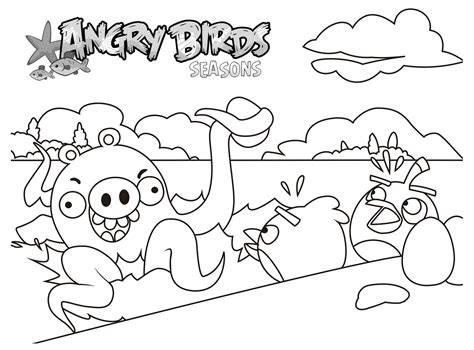 Angry Birds Printable Coloring Pages