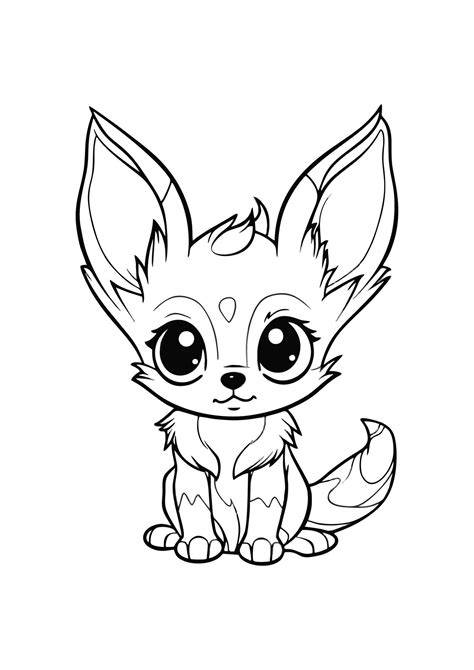 Animal Coloring Pages Baby Cute Animal Drawings