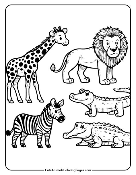 Animals For Coloring
