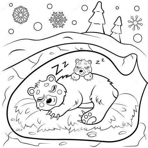 Animals In Winter Coloring
