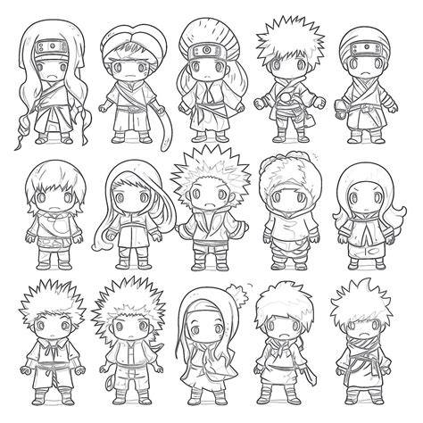 Anime Characters Coloring Pages