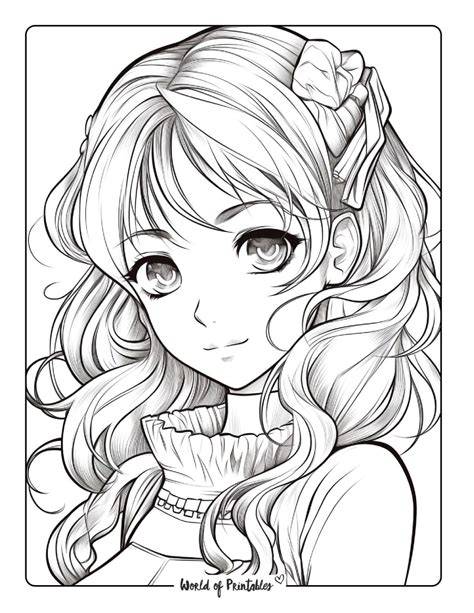Anime Coloring Pages