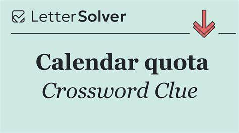 Another Word For Calendar