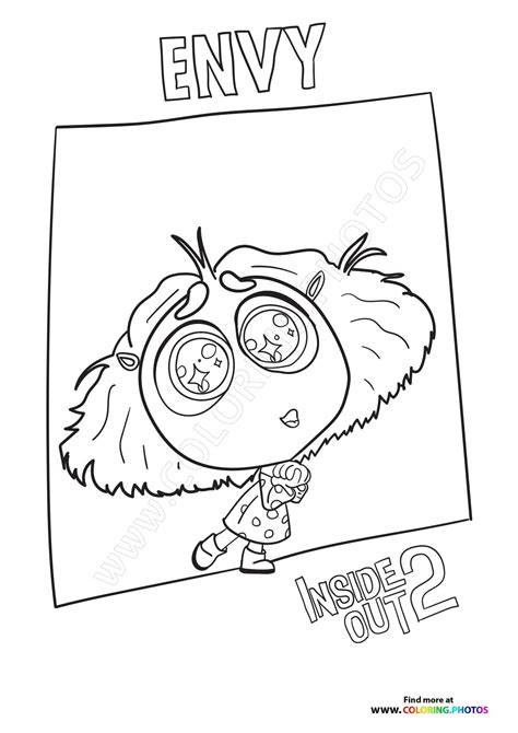 Anxiety Inside Out 2 Printable