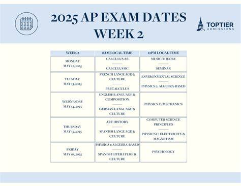 Ap Calendar 2025