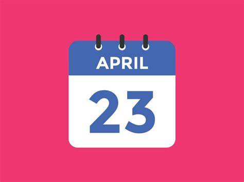 April 23 Calendar