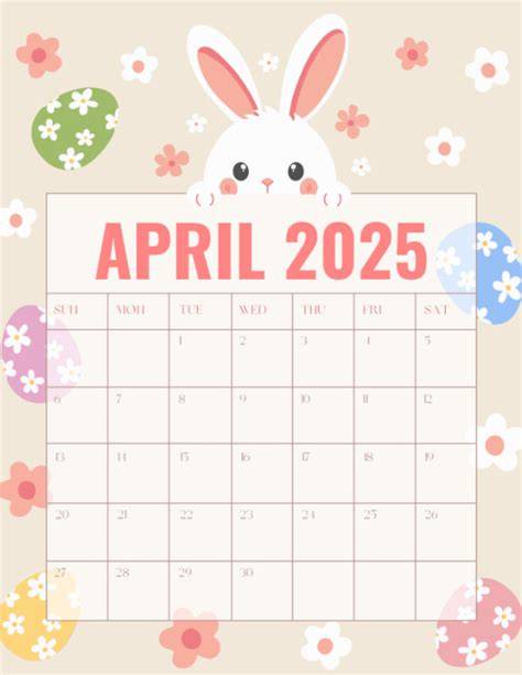 April Calendar Design