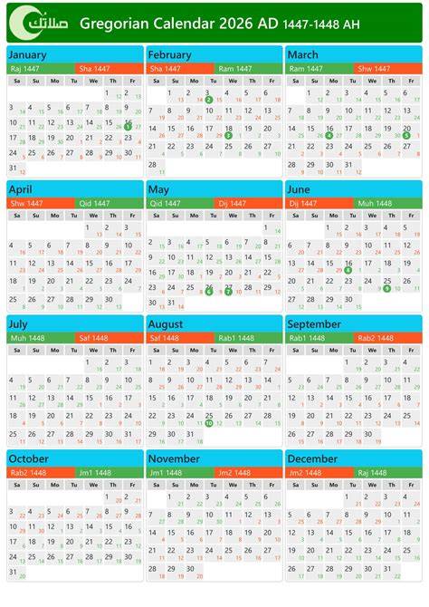 Arabic Calendar To Gregorian Converter