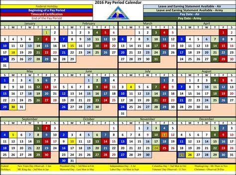 Army Holiday Calendar
