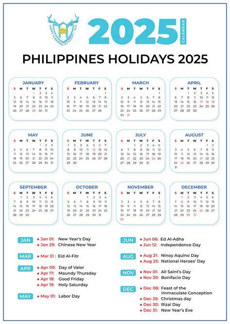 2025 holidays calendar