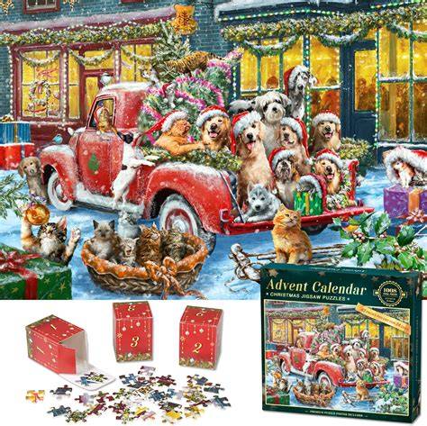 advent calendar with dogs