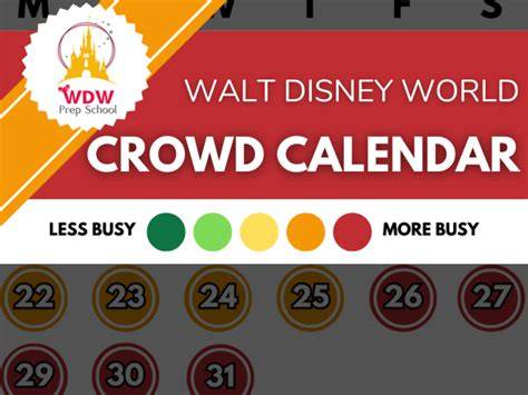 crowd calendar disney world