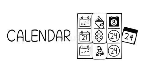 drawing of calendar