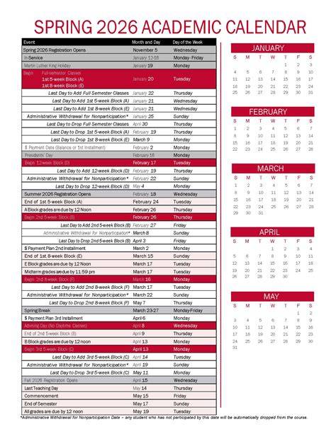 osu academic calendar