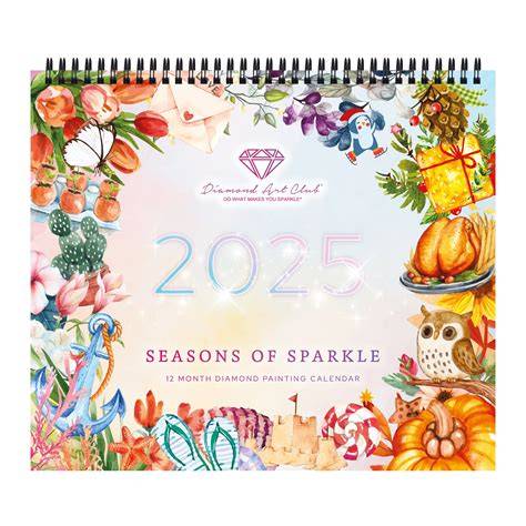 diamond painting calendar 2025