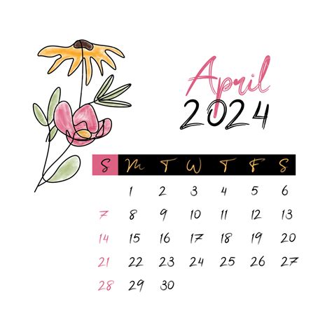 calendar for april 2025