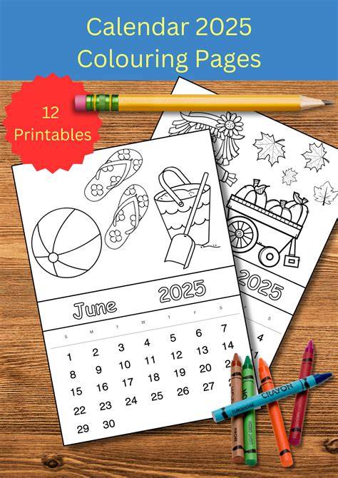 calendar pages to print 2025