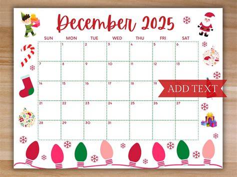 december 2025 calendar