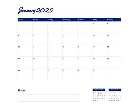 google sheets calendar template 2025