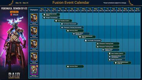 raid shadow legends calendar