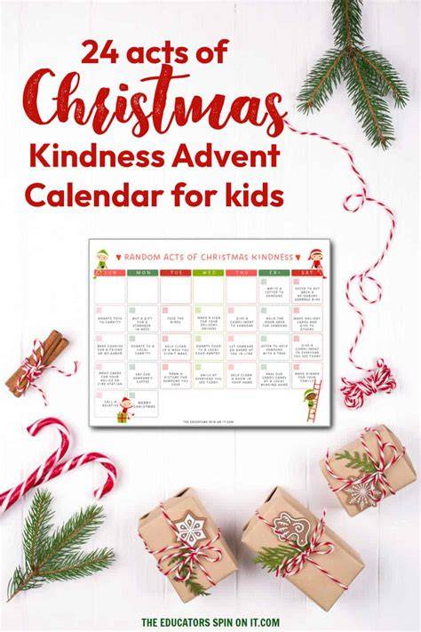 random acts of kindness advent calendar