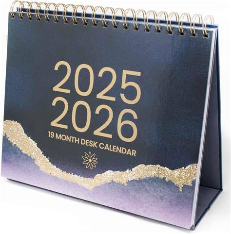 small desk calendar 2025