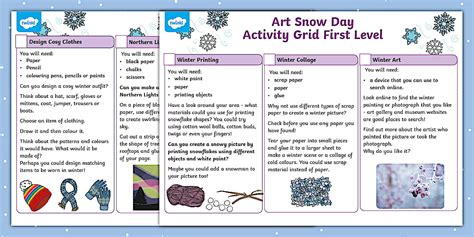 snow day calendar