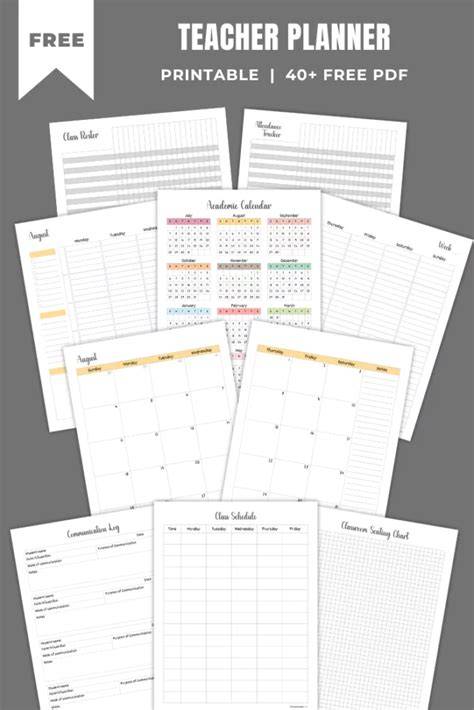 teacher calendar planner