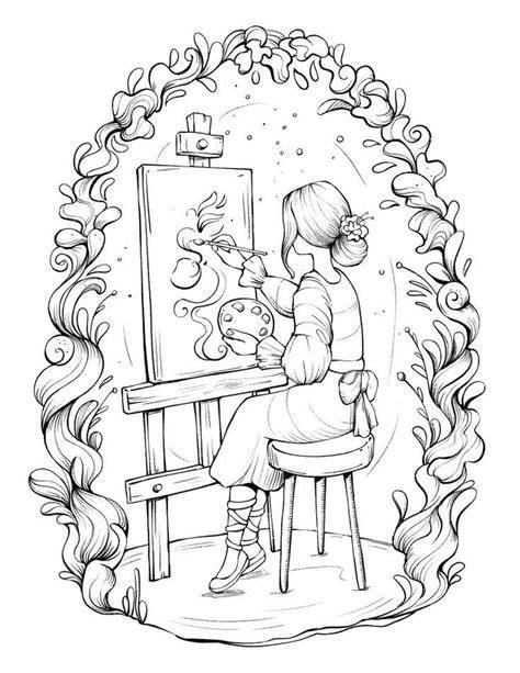 Artist Coloring Books