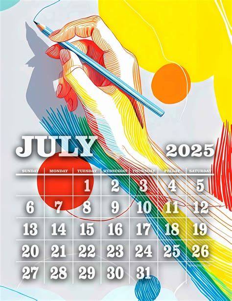 july 2025 calendar