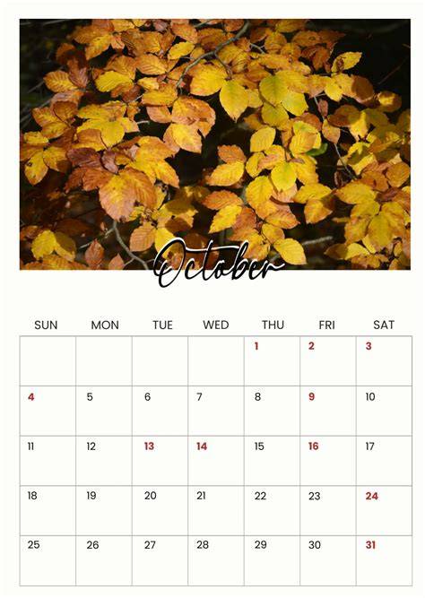 october 2024 calendar