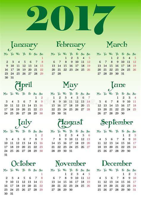 Asia Calendar 2017