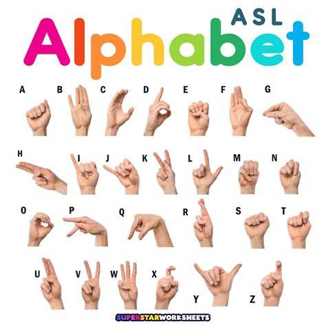 Asl Printable Alphabet