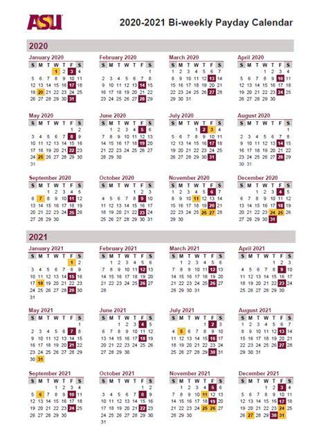 Asu 25 26 Calendar