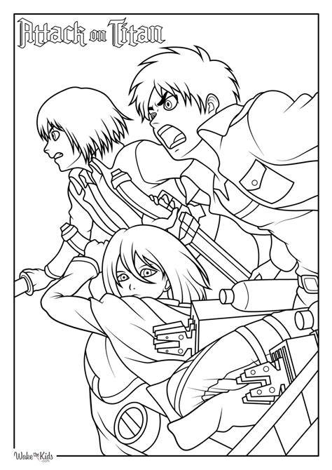 Attack On Titan Coloring Pages