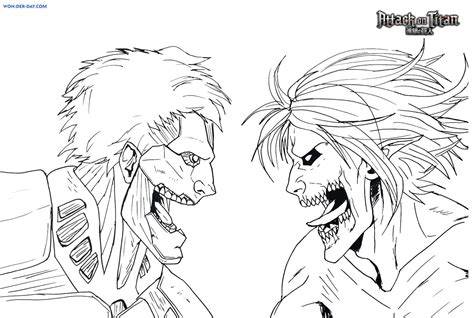 Attack On Titan Coloring Sheets