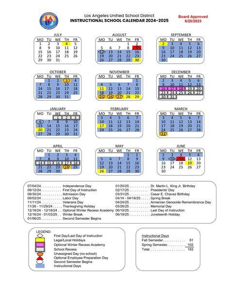 Ausd Calendar 24 25