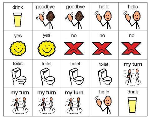 Autism Pecs Printables