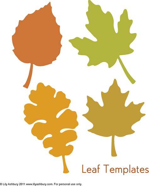 Autumn Leaves Printables
