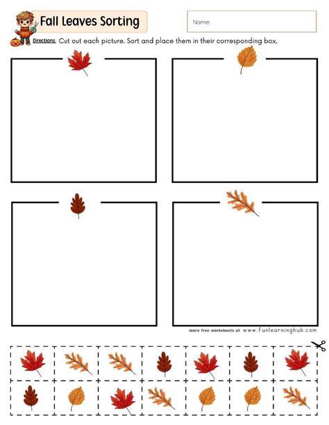 Autumn Printable Worksheets