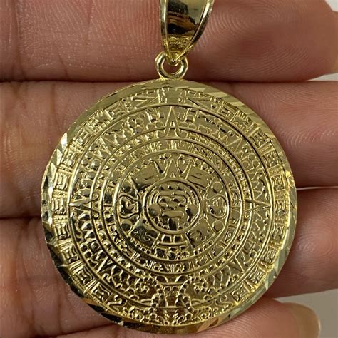 Aztec Calendar Pendant