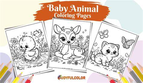 Baby Animal Coloring Pages