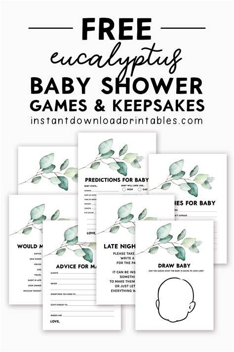 Baby Shower Printables