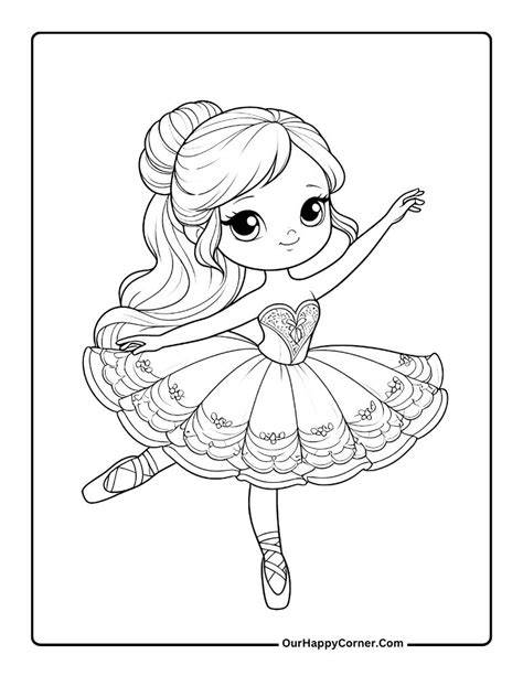 Ballerina Coloring Pages Printable