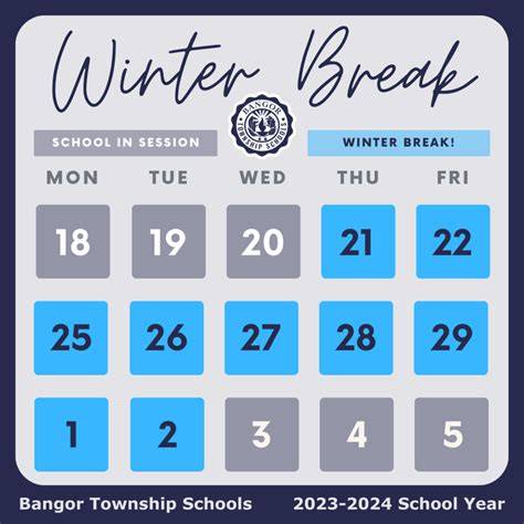 Bangor Township Schools Calendar